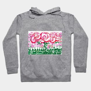 Rose Garden In Type Hoodie